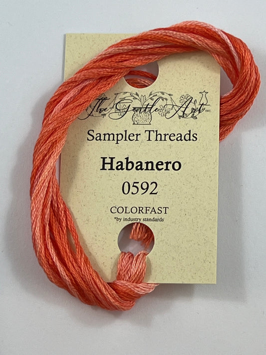 Habanero 0592 The Gentle Art Sampler Thread 6 Stranded Hand Dyed Embroidery Floss