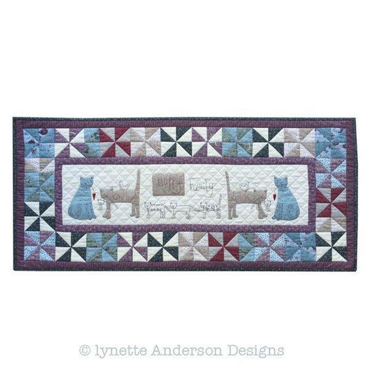 Happy Family Tablerunner Quilt Pattern by Lynette Anderson
