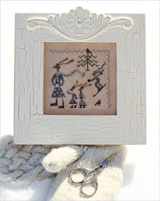 Hares Winter Cross Stitch Pattern Plum Street Samplers