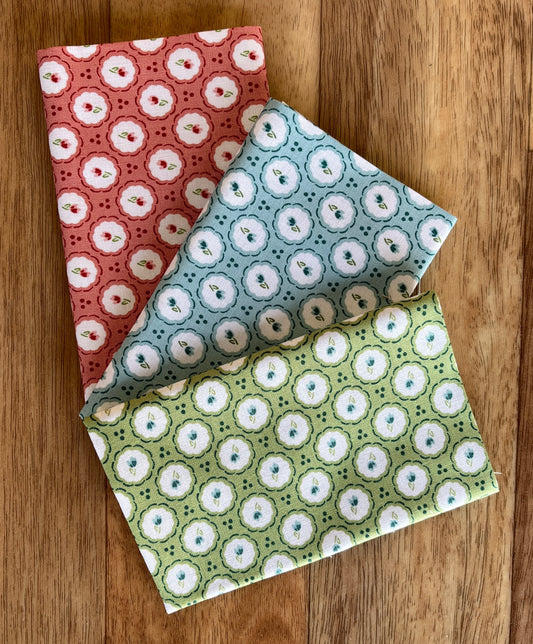 Heartland Blossom Fat Eighth Bundle by Judy Jarvi for Andover Fabrics