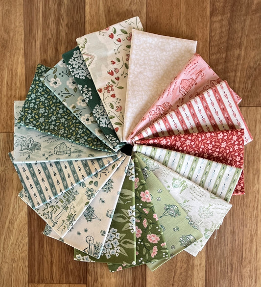 Heartland Fat Eighth Bundle by Judy Jarvi for Andover Fabrics