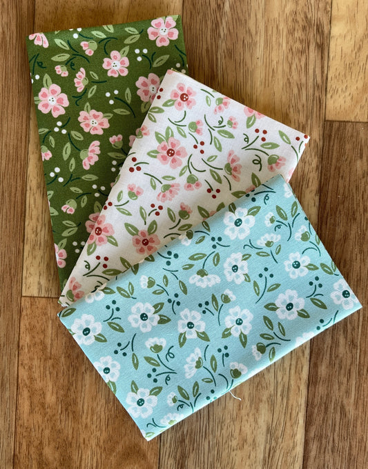Heartland In Bloom Fat Eighth Bundle by Judy Jarvi for Andover Fabrics