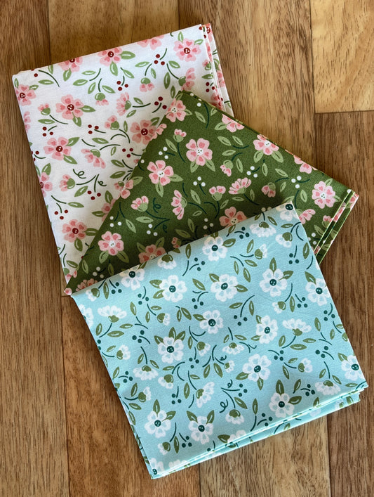 Heartland In Bloom Fat Quarter Bundle by Judy Jarvi for Andover Fabrics