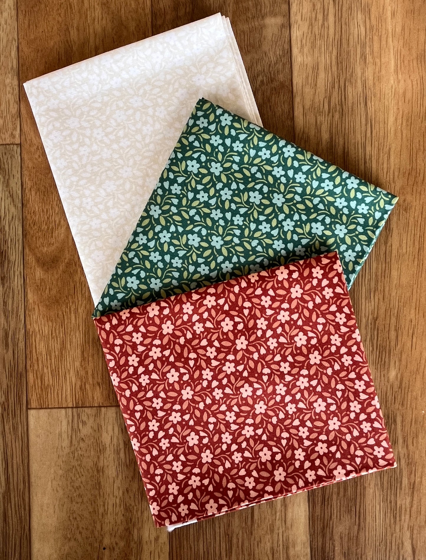 Heartland Hearts and Flowers Fat Quarter Bundle by Judy Jarvi for Andover Fabrics