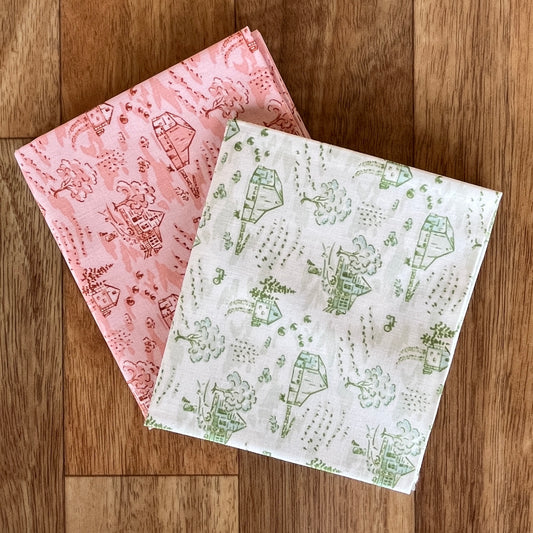 Heartland Toile Fat Quarter Bundle by Judy Jarvi for Andover Fabrics