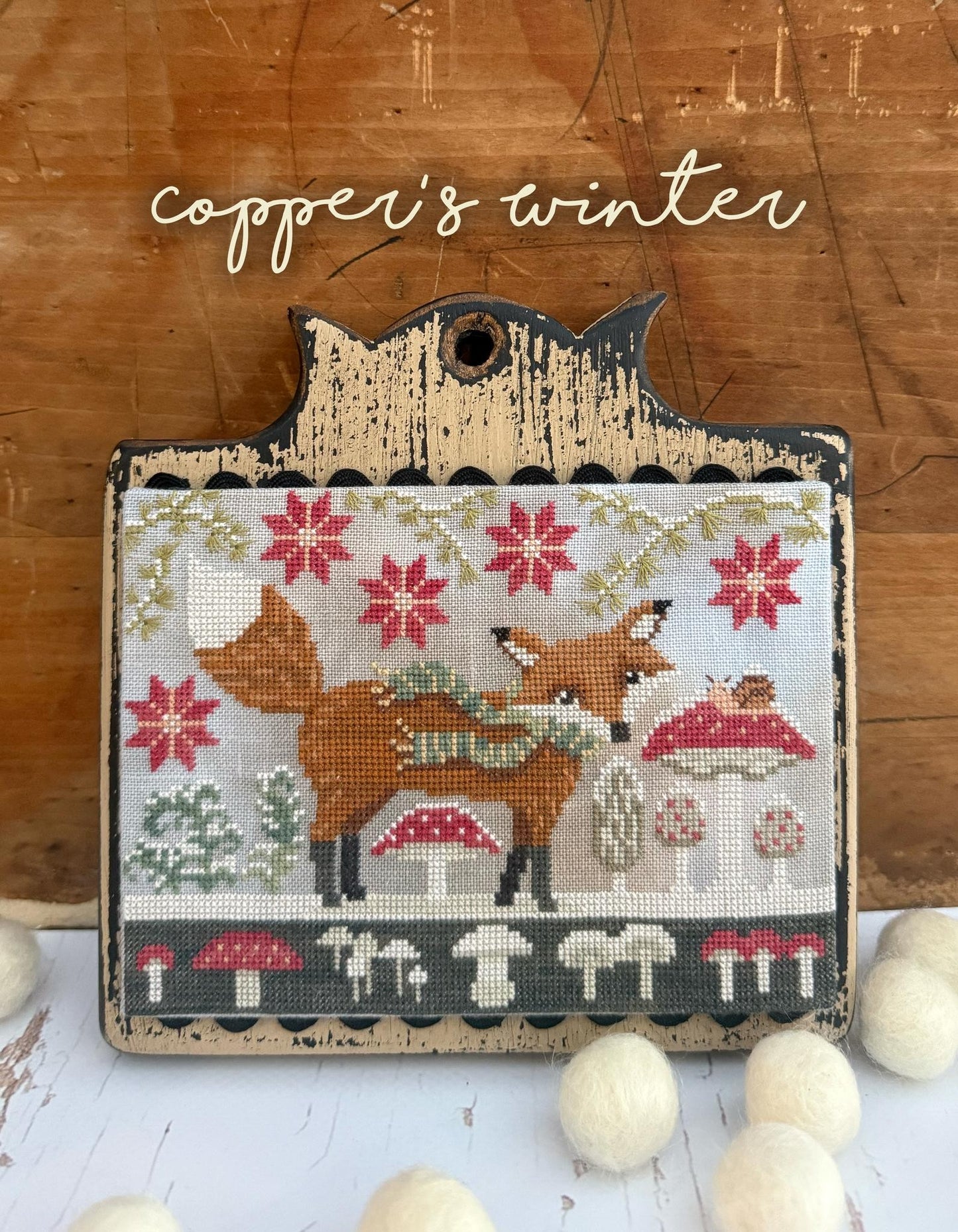 Hello Winter Cross stitch booklet by Teresa Kogut