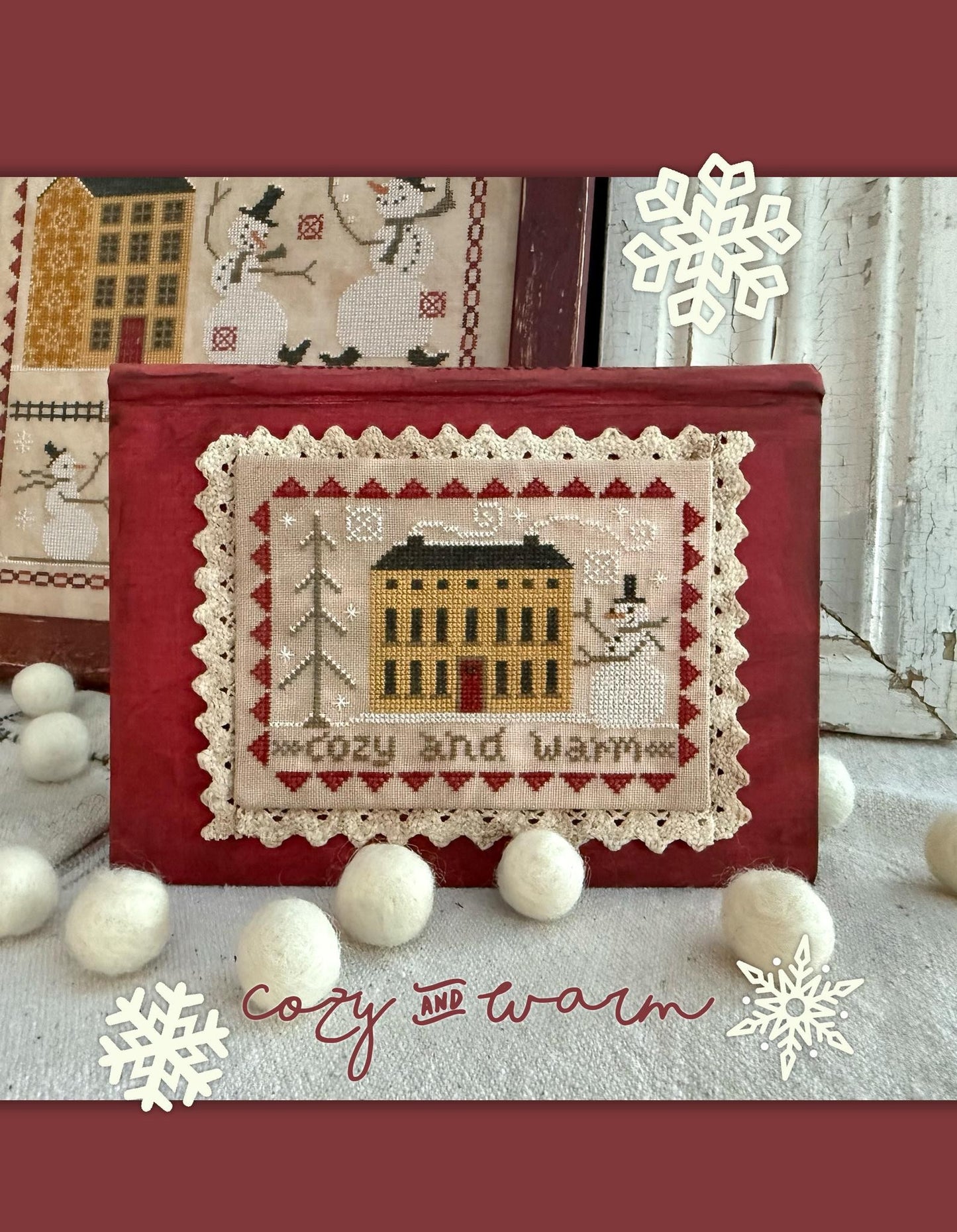 Hello Winter Cross stitch booklet by Teresa Kogut