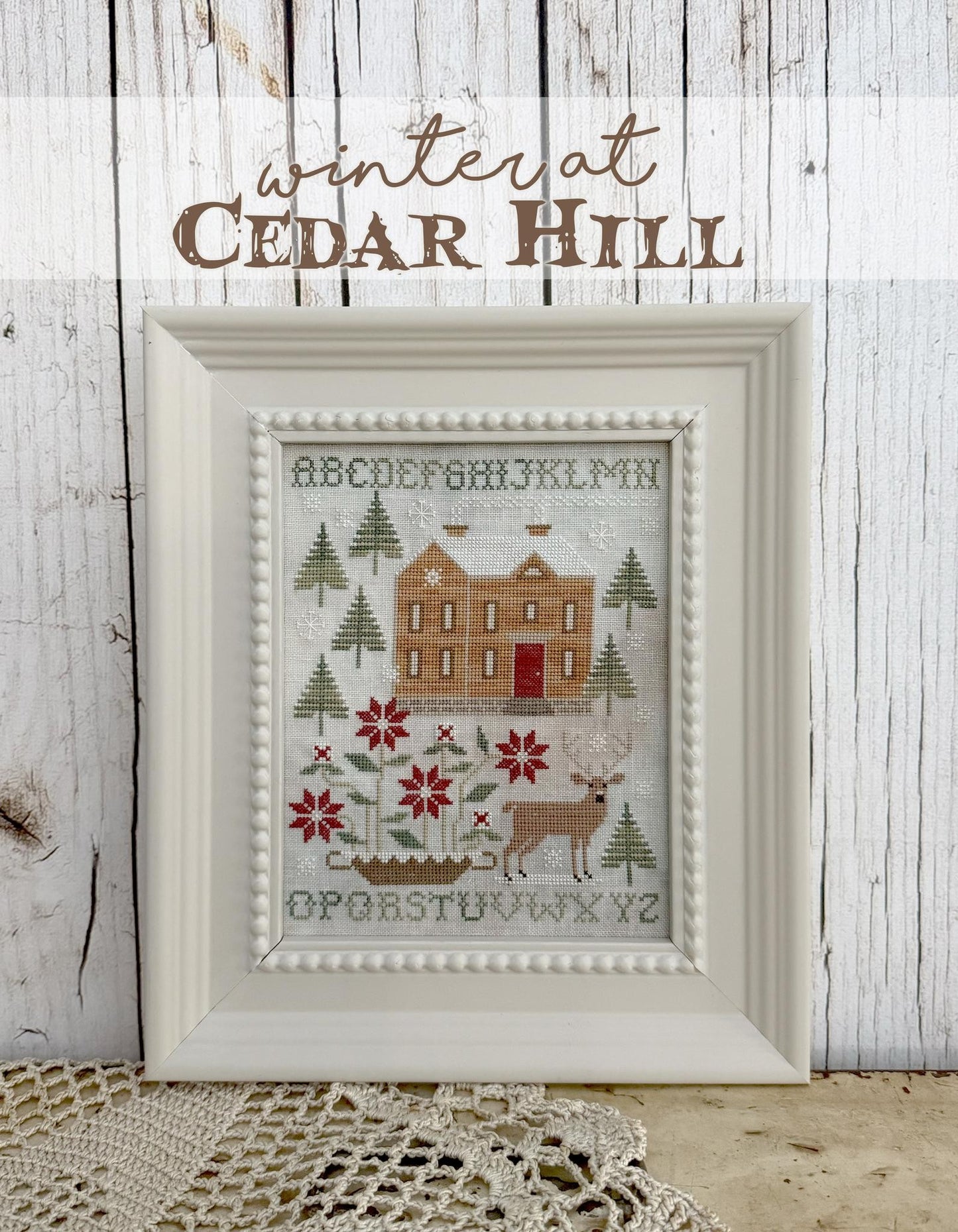 Hello Winter Cross stitch booklet by Teresa Kogut