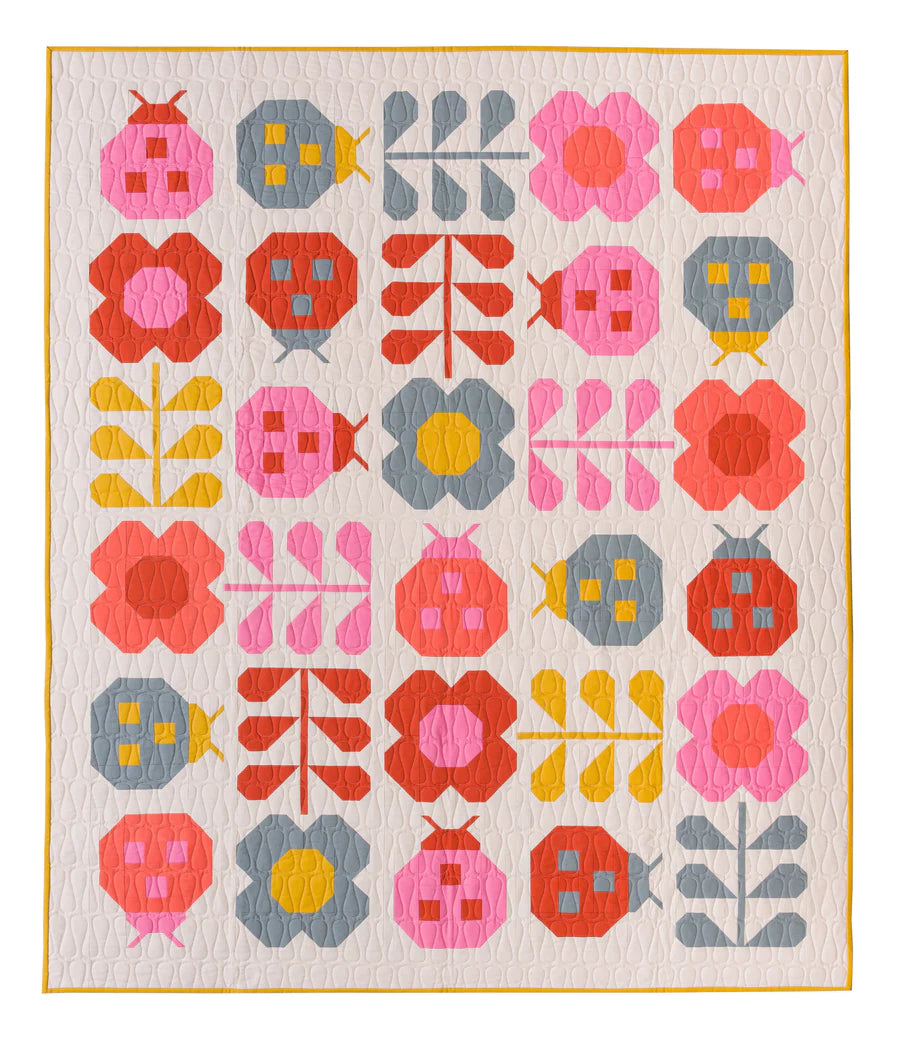 Hello Spring Quilt Pattern - Pen and Paper