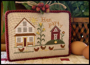 Hen Party Cross Stitch Pattern Little House Needleworks