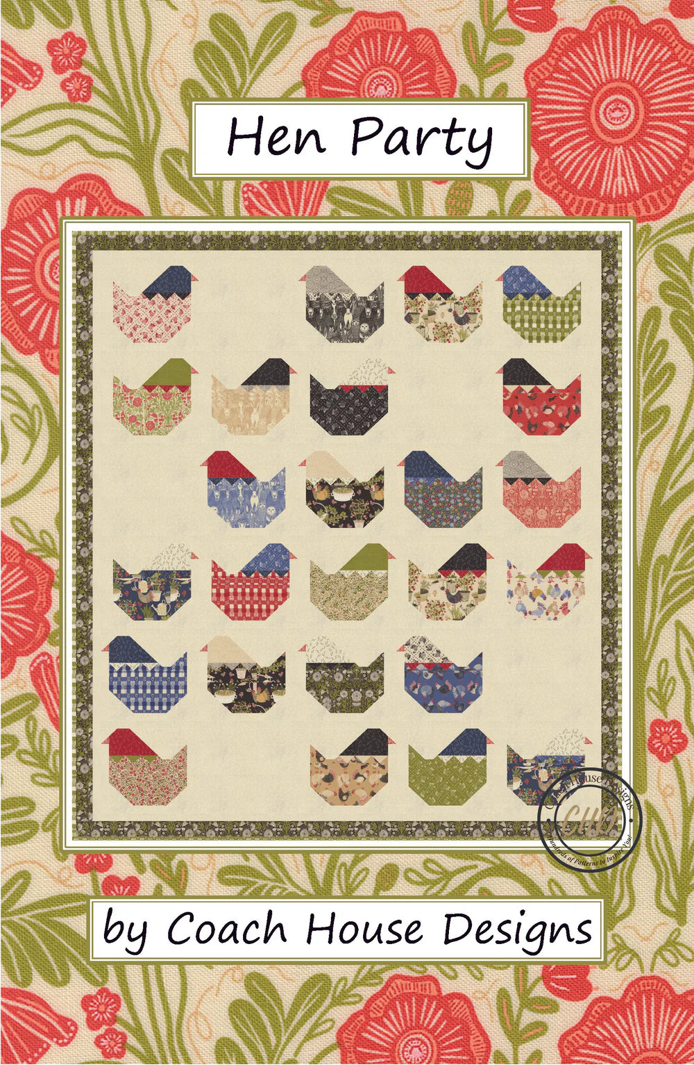 Hen Party Quilt Pattern by Coach House Designs