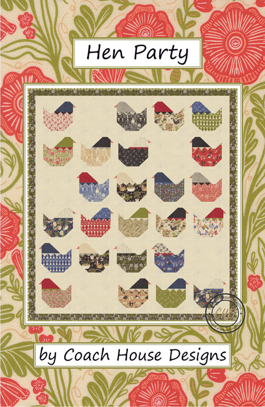 Hen Party Quilt Pattern by Coach House Designs