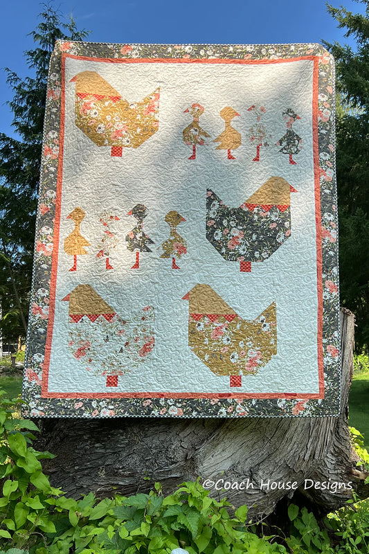 Hen Hen Goose Quilt Pattern by Coach House Designs