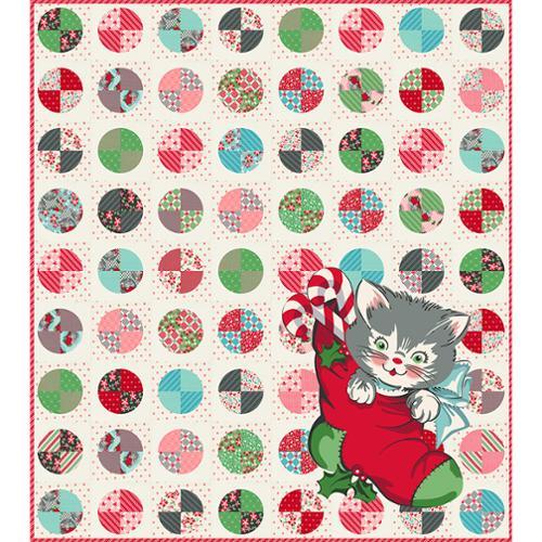 Here Comes Santa Claws Quilt Kit by Urban Chiks for Moda Fabrics.