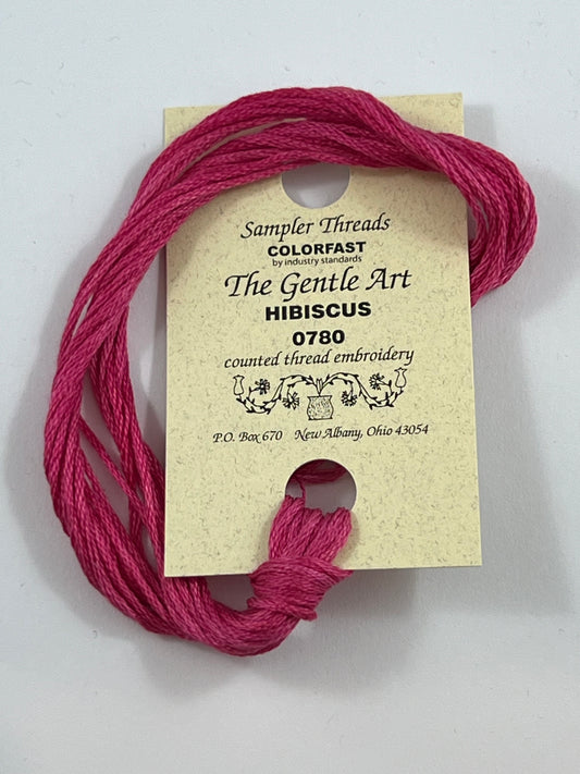 Hibiscus 0780 The Gentle Art Sampler Thread 6 Stranded Hand Dyed Embroidery Floss