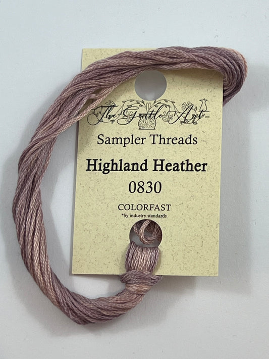 Highland Heather 0830 The Gentle Art Sampler Thread 6 Stranded Hand Dyed Embroidery Floss