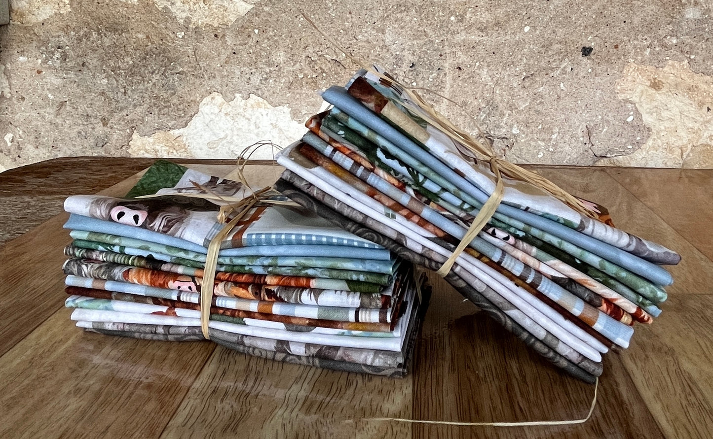 HIghlander Fat Eighth Bundle by Cat Thurmann for E Studio Fabrics