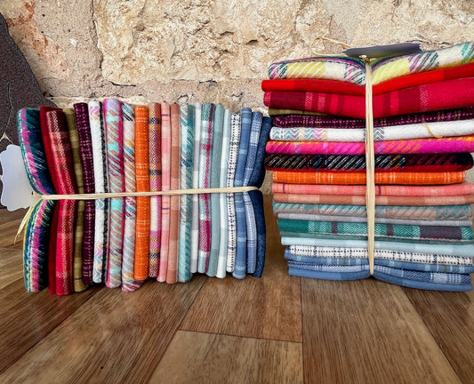 Highlands Flannel Fat Eighth Bundle by Art Gallery Fabrics