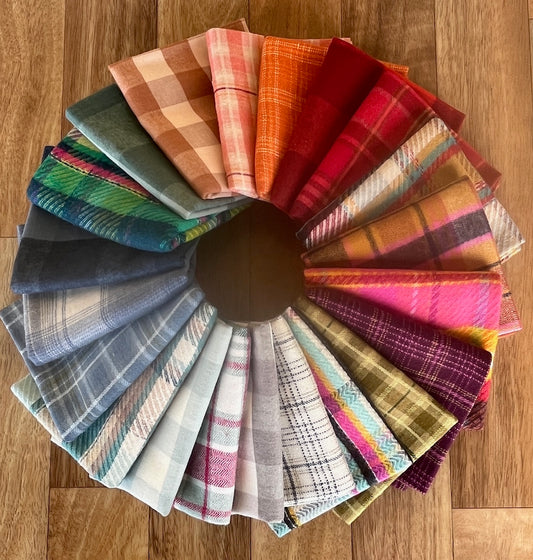 Highlands Flannel Fat Quarter Bundle by Art Gallery Fabrics