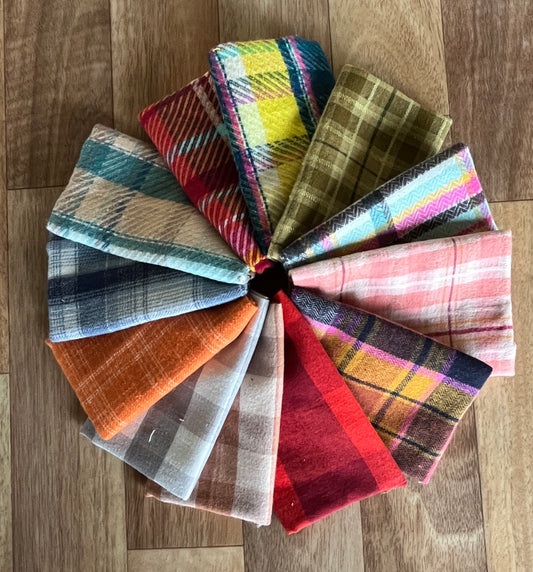 Highlands Flannel Fat Eighth Bundle by Art Gallery Fabrics