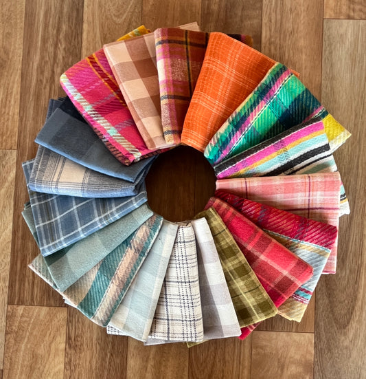 Highlands Flannel Fat Quarter Bundle by Art Gallery Fabrics