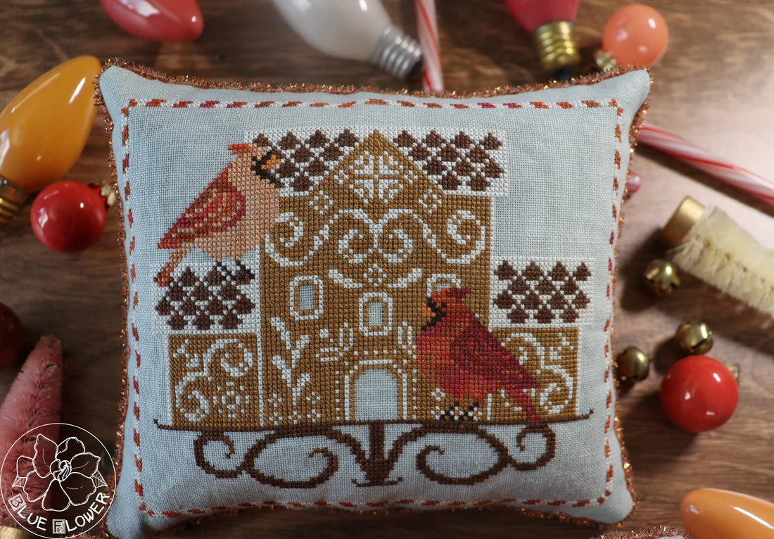Holiday Card 2024 Cross Stitch Pattern by The Blue Flower