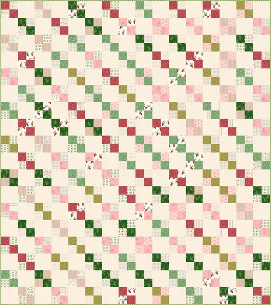 Holiday Garland Quilt Pattern by Laundry Basket Quilts