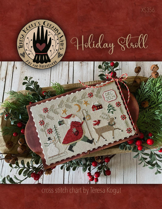 Holiday Stroll Cross Stitch Booklet by Teresa Kogut