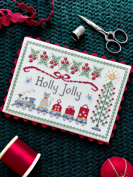 Holly Jolly Cross Stitch Pattern by December Stitches