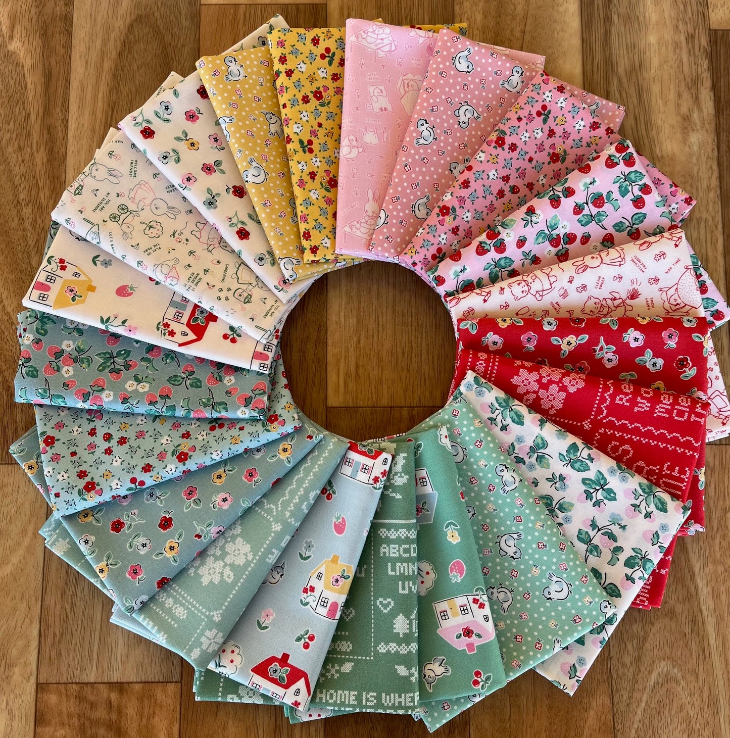 Home Sweet Home Fat Quarter Bundle by Elea Lutz for Poppie Cotton