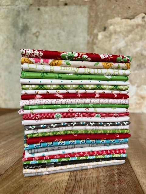 Home Town Holiday Fat Quarter Bundle by Lori Holt for Riley Blake Fabrics