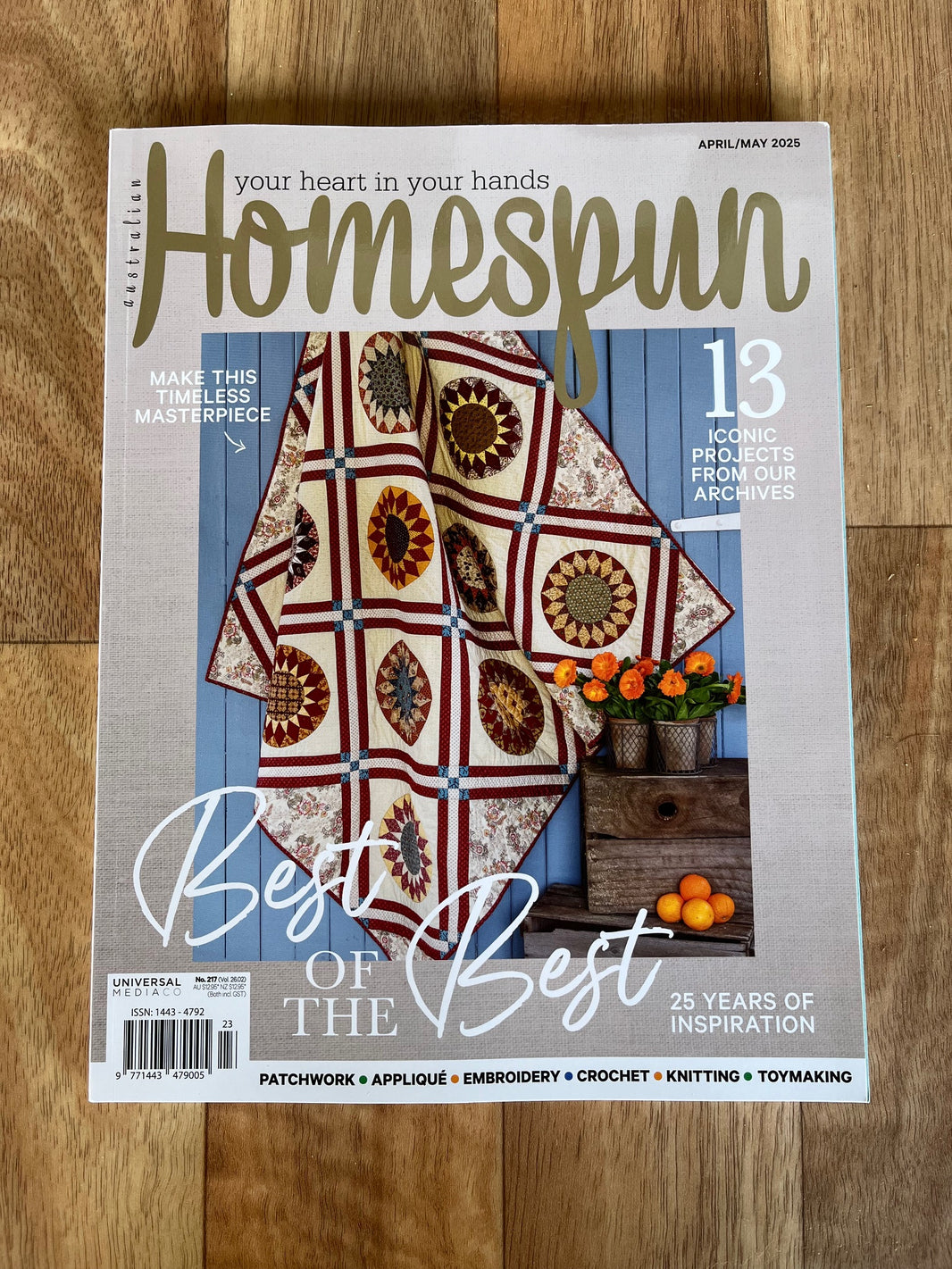 Homespun Magazine – The Rural Stitch Co