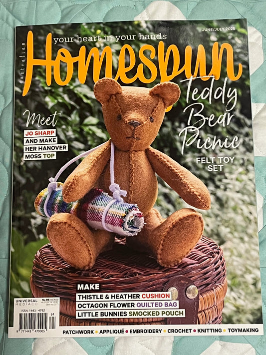 Homespun Magazine June July 2025 Edition by Universal Publishing