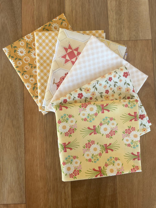 Homestead by Poppie Cotton Yellows Fat Quarter Bundle