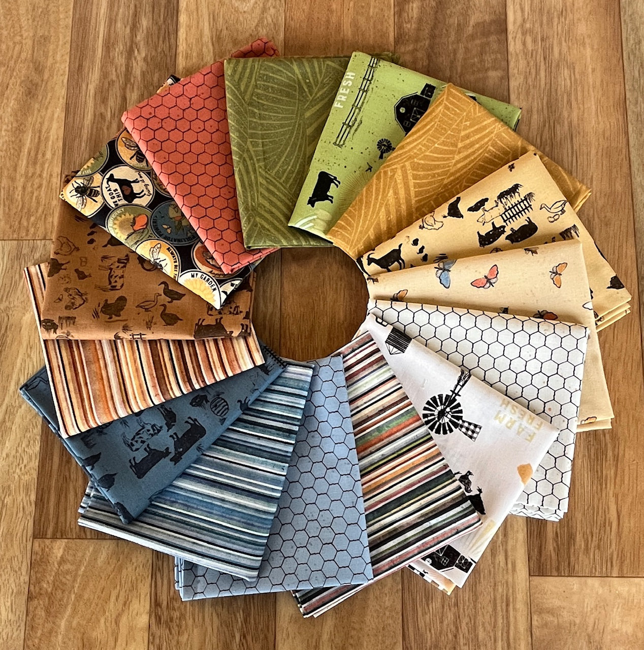 Homesteading Fat Eighth Bundle Dan Dipaolo for Clothworks Fabrics