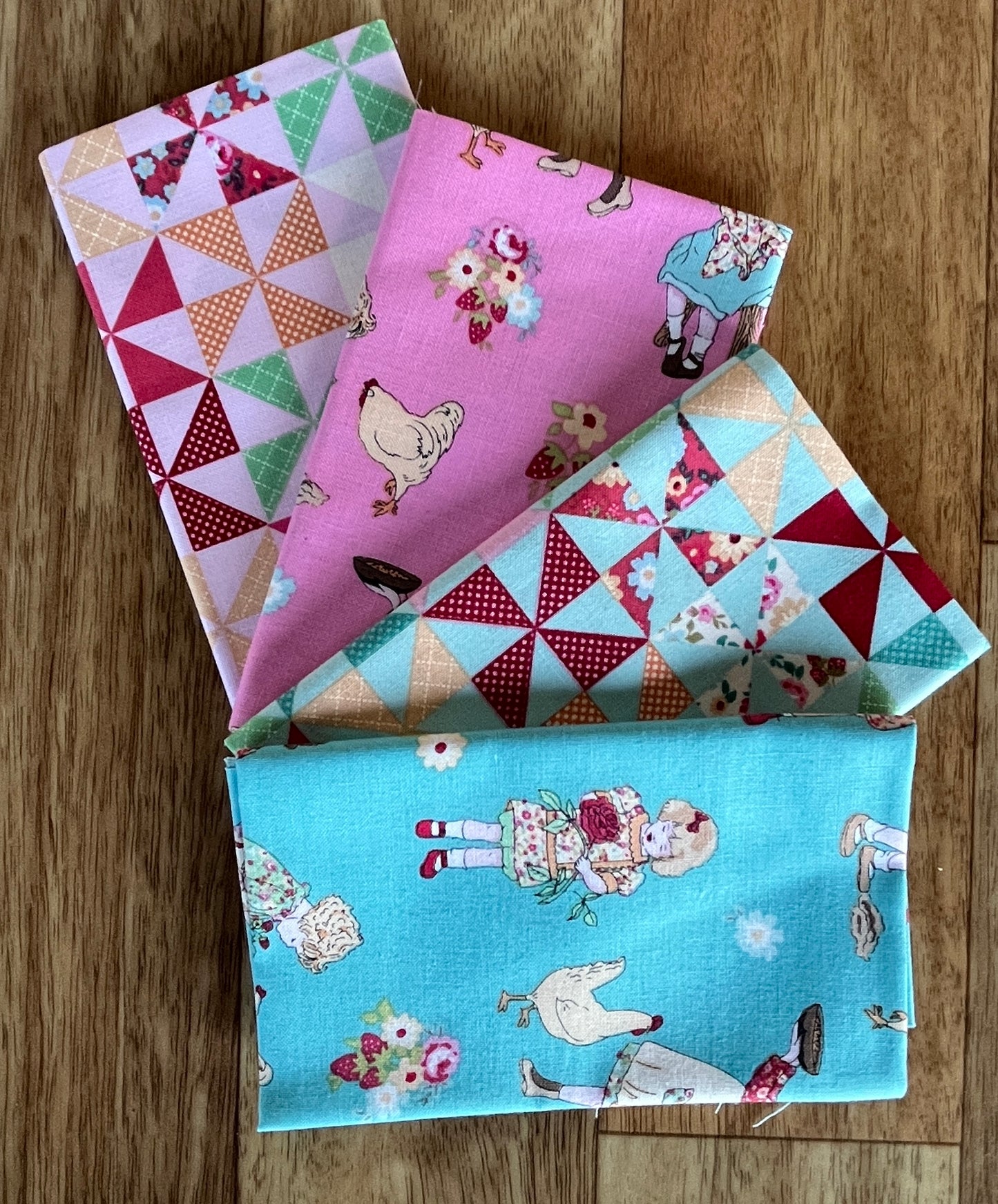 Hopscotch & Freckles Fat Eighth Bundle by Poppie Cotton