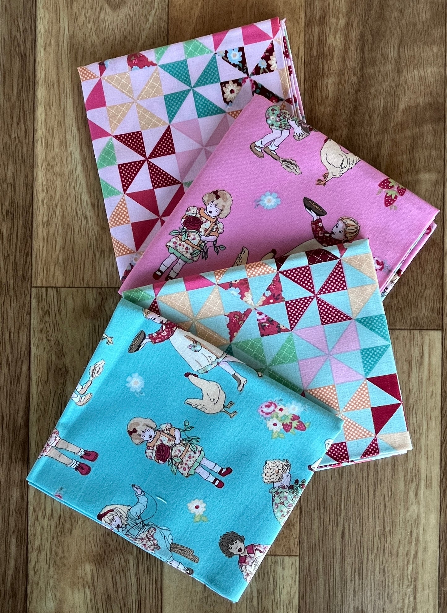 Hopscotch & Freckles Fat Quarter Bundle by Poppie Cotton