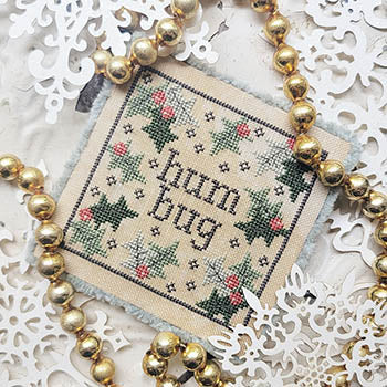 Humbug Cross Stitch Pattern Hello from Liz Mathews