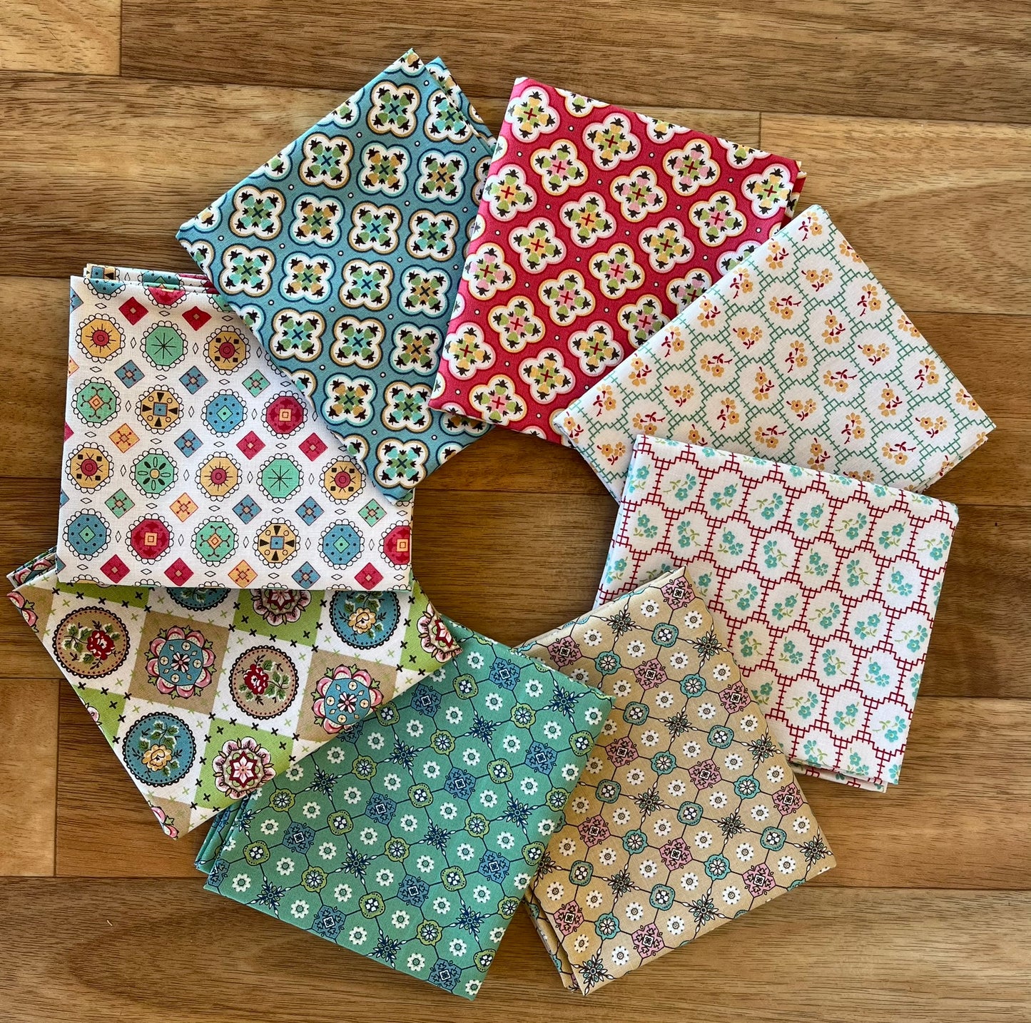 Mercantile Geometrics Fat Quarter Bundle by Lori Holt