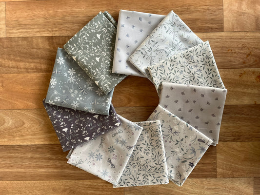 Water Garden Fat Quarter Bundle by Cassandra Connolly for Lewis and Irene