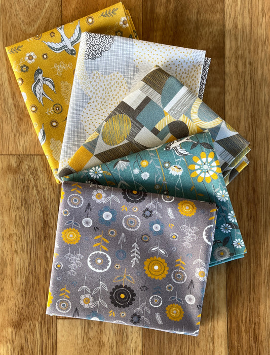 Fields of Gold Fat Quarter Bundle by Nutex Wholesalers