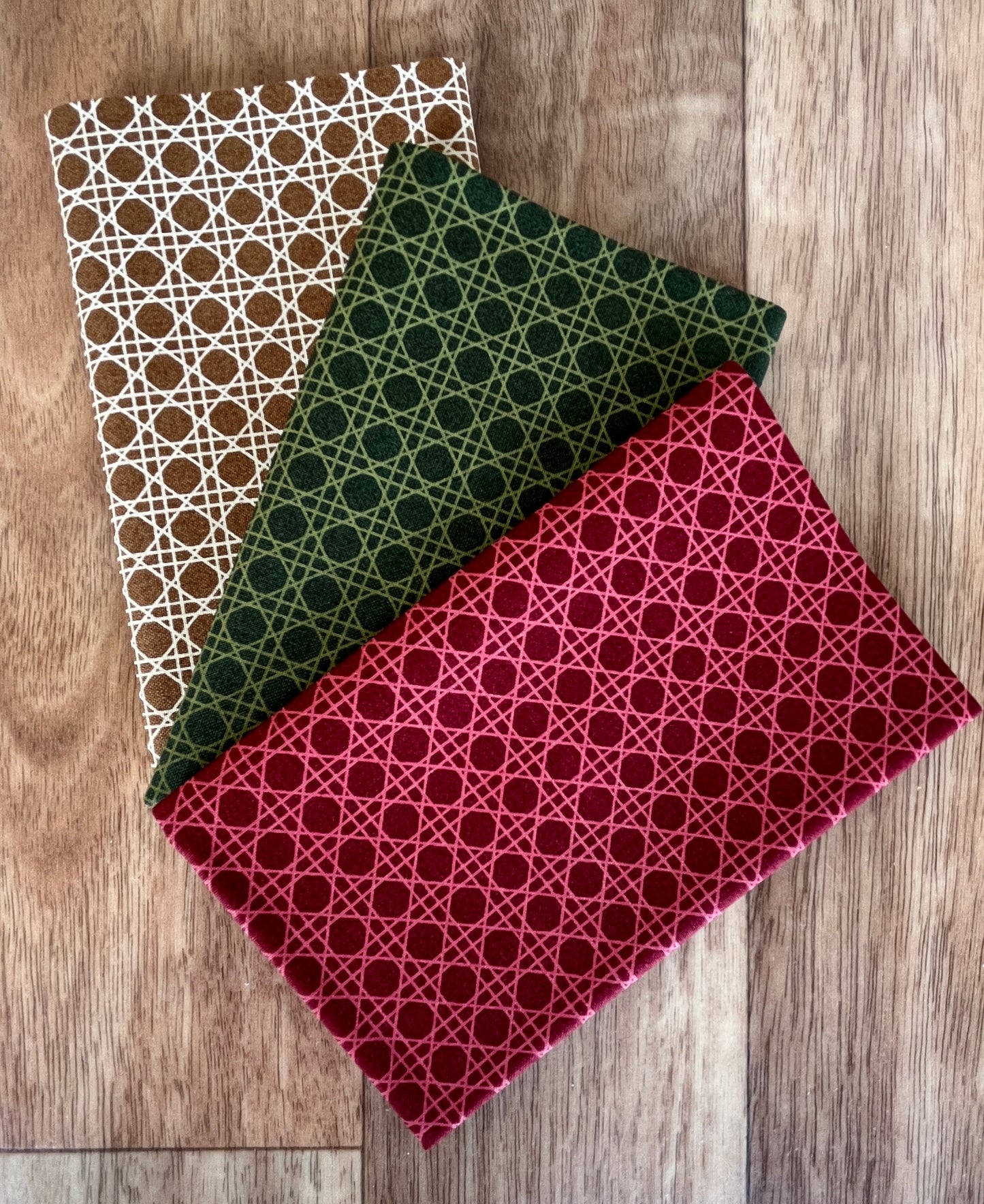 Old World Yuletide Trellis Fat Eighth Bundle by Fancy That Design House for Moda Fabrics