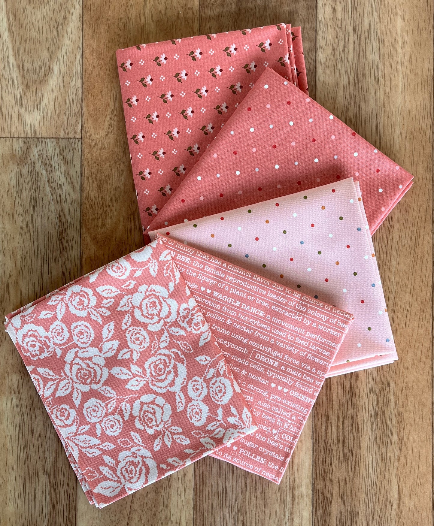Wild Honey Pinks Fat Quarter Bundle by Lella Boutique for Moda Fabrics