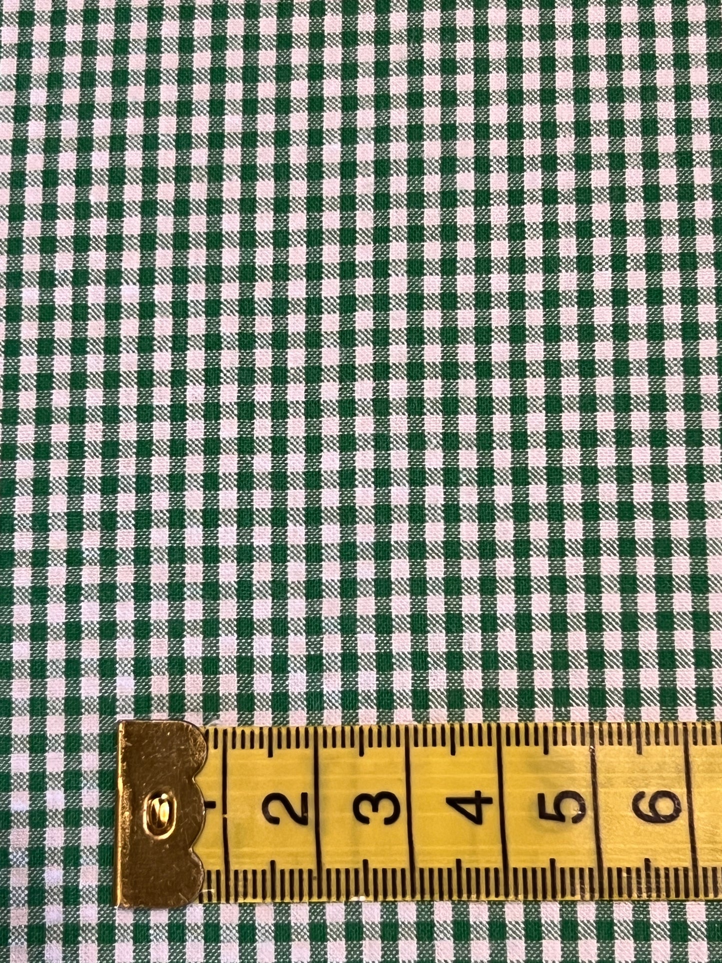 Seersucker Cotton Green Gingham SB5380.2.12 by Sevenberry (sold in 25cm increments)