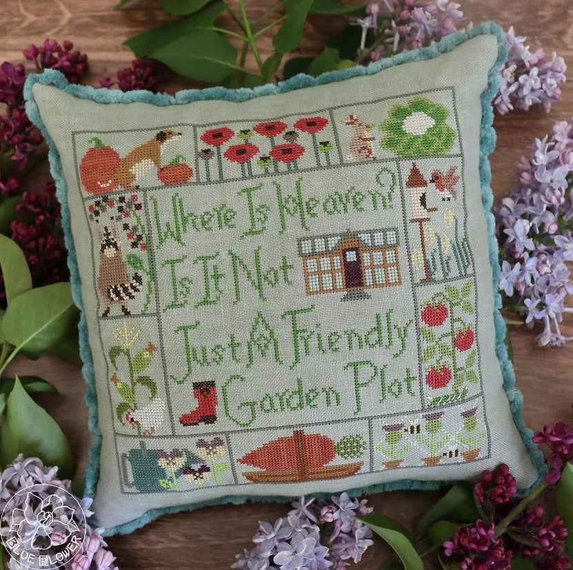 In The Garden Cross Stitch Pattern by The Blue Flower