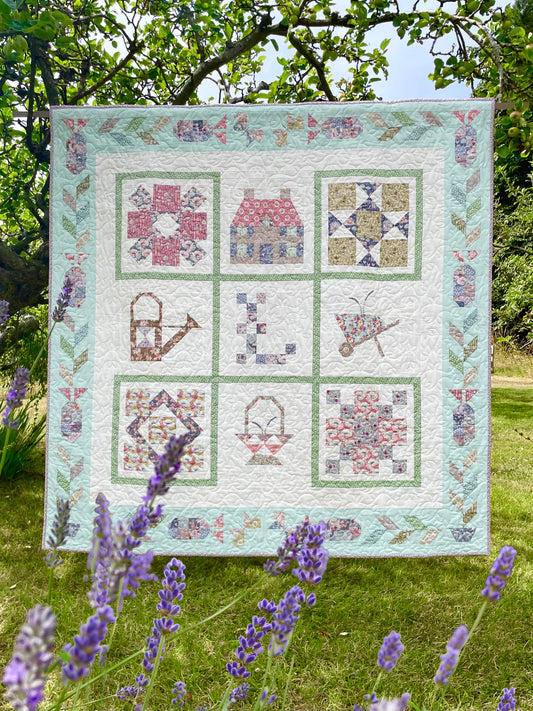 Jardin de Lavande Quilt Pattern By CakeStand Quilts