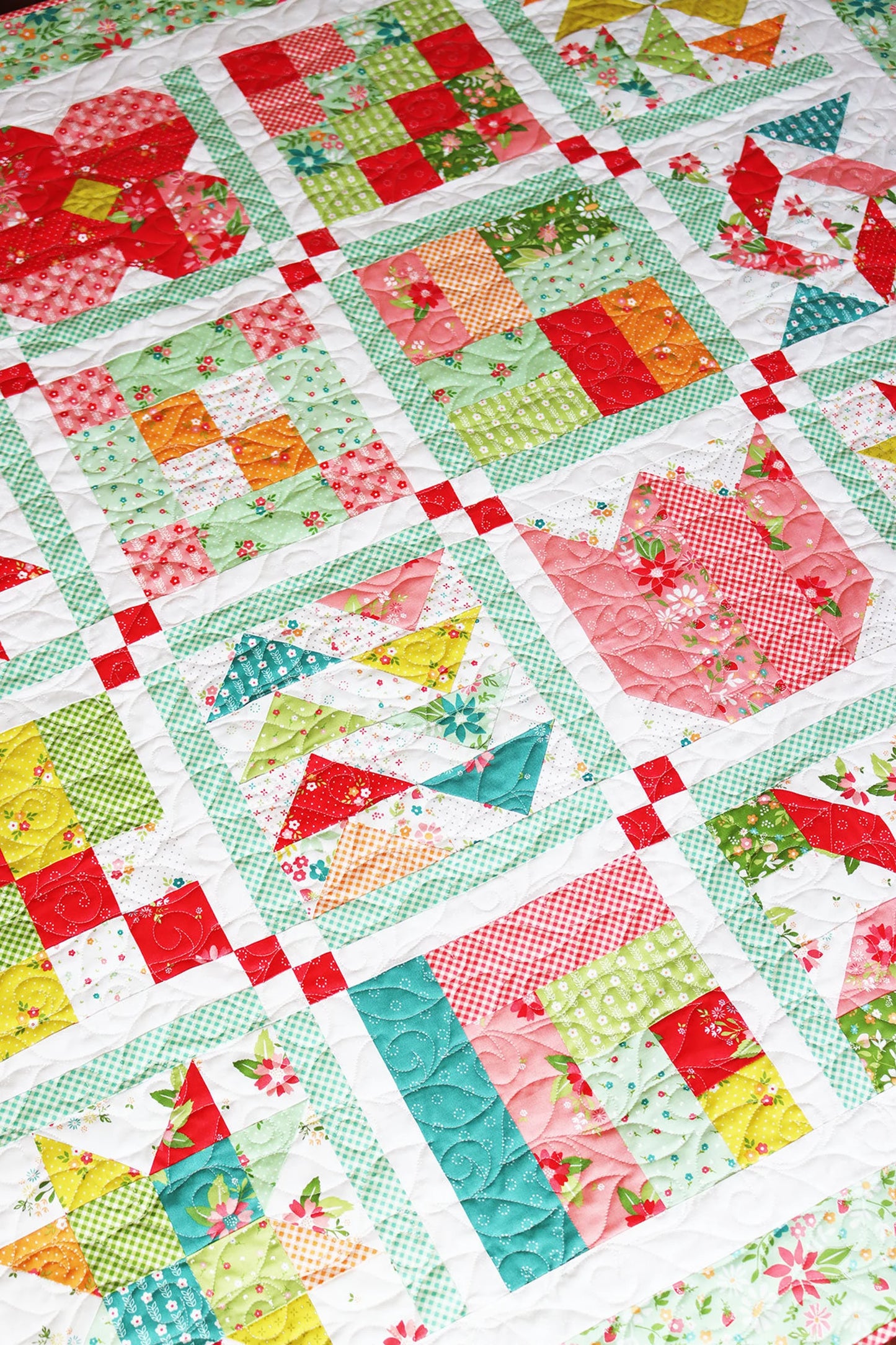 Jelly Roll Sampler Quilt Pattern by A Quilting Life