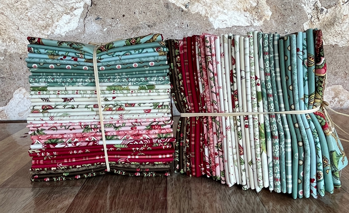 Jingle Bell Fat Eighth Bundle by Laundry Basket Quilts for Andover