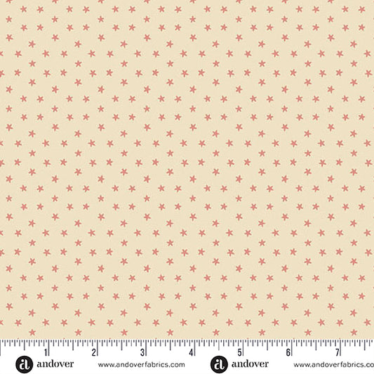 Jingle Bell Starlight Pink A10359L by Laundry Basket Quilts for Andover (sold in 25cm increments)