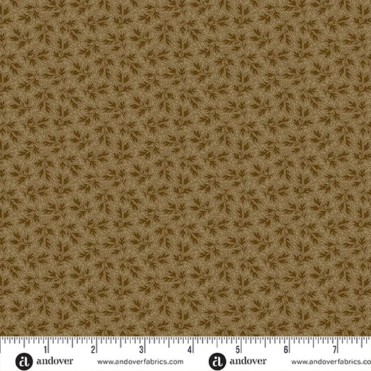 Jingle Bell Fallen Branch Hot Cocoa A10360N by Laundry Basket Quilts for Andover (sold in 25cm increments)